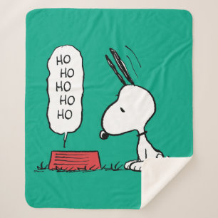 pinda's   Snoopy Ho Ho Eetgerecht Sherpa Deken