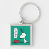 pinda's | Snoopy Ho Ho Eetgerecht Sleutelhanger (Voorkant)