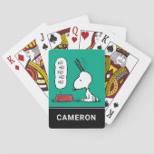 pinda's | Snoopy Ho Ho Eetgerecht Speelkaarten (Achterkant)