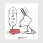 pinda's | Snoopy Ho Ho Eetgerecht Sticker (Vel)