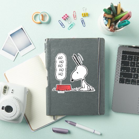 pinda's | Snoopy Ho Ho Eetgerecht Sticker (iPad Cover)
