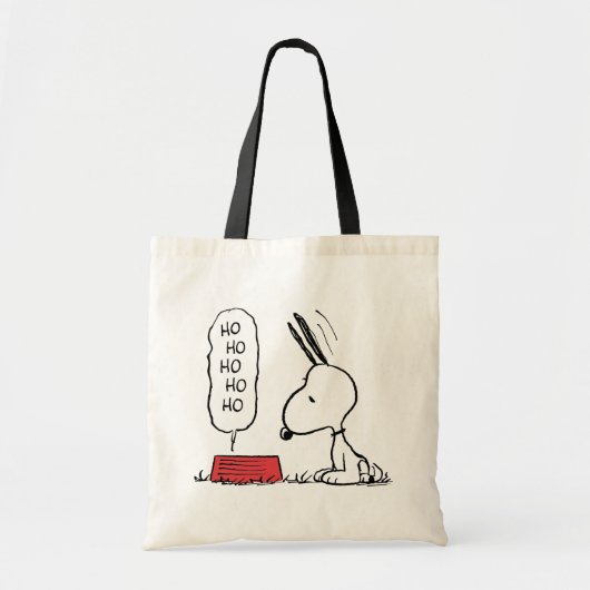 pinda's | Snoopy Ho Ho Eetgerecht Tote Bag (Voorkant)