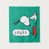 pinda's | Snoopy Ho Ho Eetgerecht Wandkleed (Voorkant)