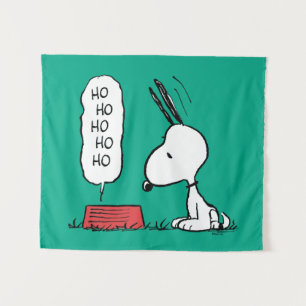 pinda's   Snoopy Ho Ho Eetgerecht Wandkleed