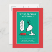 Pinda's | Snoopy Ho Ho Ho Voerbak Feestdagenkaart (Voorkant / Achterkant)