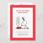 Pinda's | Snoopy Ho Ho Ho Voerbakje Feestdagenkaart (Voorkant / Achterkant)