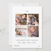 Pinda's | Snoopy Ho Ho Ho Voerbakje Feestdagenkaart (Achterkant)