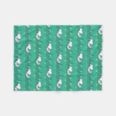 pinda's | Snoopy Ho Ho Kerstmis Fleece Deken (Voorkant (Horizontaal))