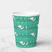 pinda's | Snoopy Ho Ho Kerstmis Papieren Bekers (Rechts)