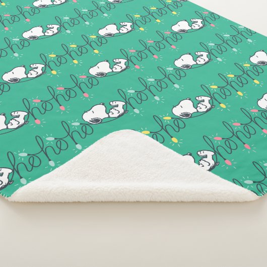 pinda's | Snoopy Ho Ho Kerstmis Sherpa Deken (3/4)