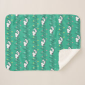 pinda's | Snoopy Ho Ho Kerstmis Sherpa Deken (Voorkant (horizontaal))