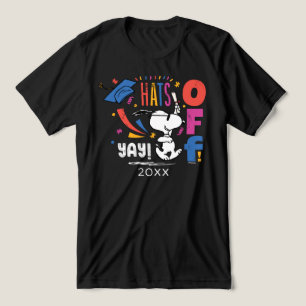 Pinda's Snoopy Hoed Af Voor Jou Afstuderen Gefelic Tri-Blend Shirt