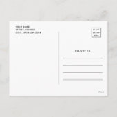 pinda's | Snoopy Holiday Geluk Hart Briefkaart (Achterkant)