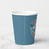 pinda's | Snoopy Holiday Geluk Hart Papieren Bekers (Rechts)