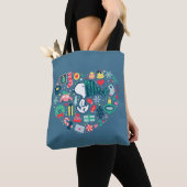 pinda's | Snoopy Holiday Geluk Hart Tote Bag (Dichtbij)