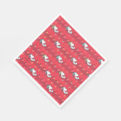 pinda's | Snoopy Holiday Ho Ho Holiday Patroon Servet (Hoek)