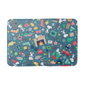 pinda's | Snoopy Holiday Pattern Bath Mat (Voorkant)