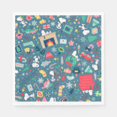 pinda's | Snoopy Holiday Pattern Servet (Voorkant)