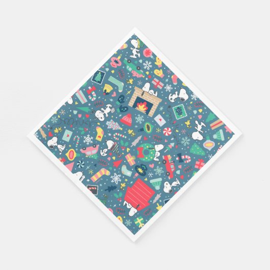 pinda's | Snoopy Holiday Pattern Servet (Hoek)