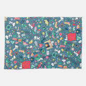 pinda's | Snoopy Holiday Pattern Theedoek (Horizontaal)