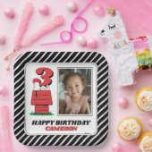 Pinda's Snoopy Hondenhok Verjaardag Papieren Bordje (Feest)