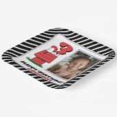 Pinda's Snoopy Hondenhok Verjaardag Papieren Bordje (Gebogen)