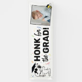 pinda's - Snoopy | Honk voor het Afstudeerder - Fo Spandoek (Verticaal)