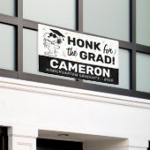 pinda's - Snoopy | Honk voor het Afstudeerder Spandoek (Buitenkant Gebouw)