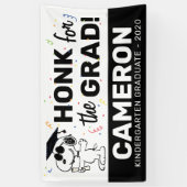 pinda's - Snoopy | Honk voor het Afstudeerder Spandoek (Verticaal)