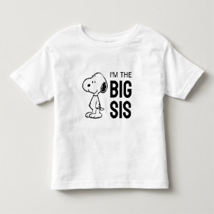 Pinda's Snoopy Ik ben de grote zus Kinder Shirts