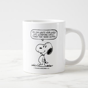 pinda's   Snoopy, je kunt niet je hele leven wacht Grote Koffiekop