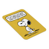 pinda's | Snoopy, je kunt niet je hele leven wacht Magneet (Rechterzijde)