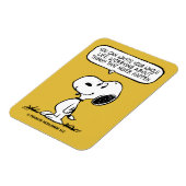 pinda's | Snoopy, je kunt niet je hele leven wacht Magneet (Linkerzijde)
