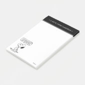 pinda's | Snoopy, je kunt niet je hele leven wacht Post-it® Notes (Schuin)