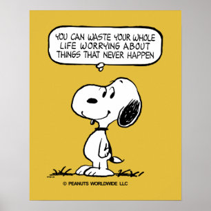 pinda's   Snoopy, je kunt niet je hele leven wacht Poster