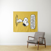 pinda's | Snoopy, je kunt niet je hele leven wacht Wandkleed (In Situ (horizontaal))
