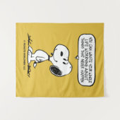 pinda's | Snoopy, je kunt niet je hele leven wacht Wandkleed (Voorkant (horizontaal))