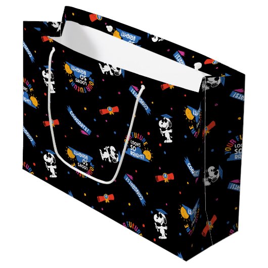 Pinda's Snoopy Je Toekomst Ziet Er Goed Uit Afstud Groot Cadeauzakje (Voorkant Gekanteld)
