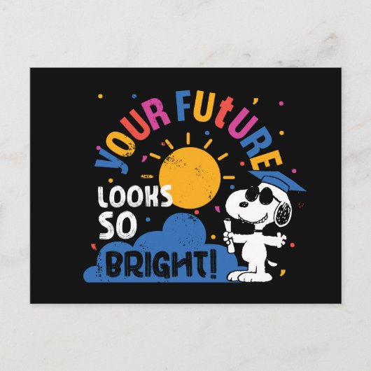 Pinda's Snoopy Je Toekomst Ziet Er Zo Helder Uit Briefkaart (Voorkant)