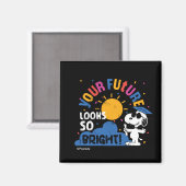 Pinda's Snoopy Je Toekomst Ziet Er Zo Helder Uit Magneet (Voorkant / Achterkant)