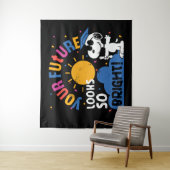 Pinda's Snoopy Je Toekomst Ziet Er Zo Helder Uit Wandkleed (In situ)