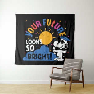 Pinda's Snoopy Je Toekomst Ziet Er Zo Helder Uit Wandkleed