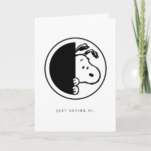 pinda's   Snoopy Just Gezegde Hi   Foto toevoegen Kaart