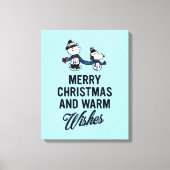 pinda's | Snoopy kerst en Charlie Brown Canvas Afdruk (Voorkant)