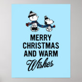 pinda's | Snoopy kerst en Charlie Brown Poster (Voorkant)