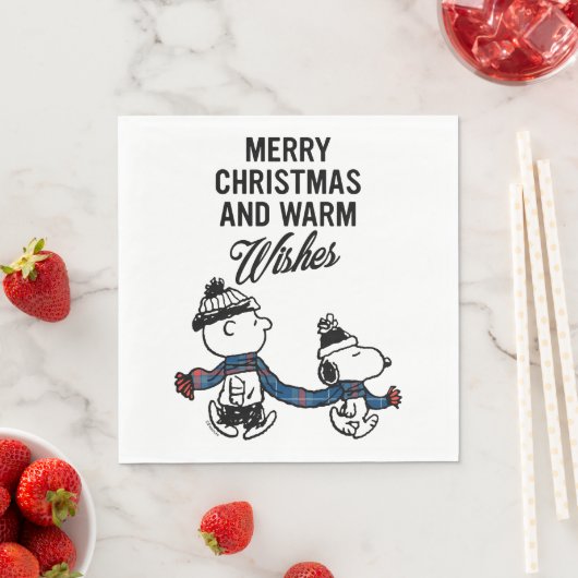 pinda's | Snoopy kerst en Charlie Brown Servet (Insitu)