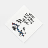 pinda's | Snoopy kerst en Charlie Brown Servet (Hoek)