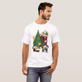 pinda's snoopy kerst t-shirt (Voorkant volledig)