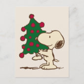 pinda's | Snoopy kerstboom Briefkaart (Voorkant)