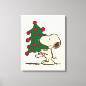 pinda's | Snoopy kerstboom Canvas Afdruk (Voorkant)